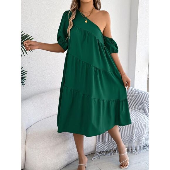 Everyday the Label Women Dark Green Dresses - Picture 1 of 5